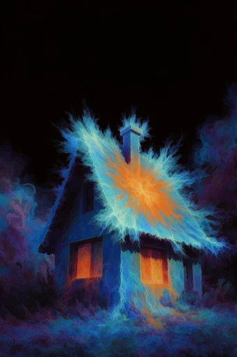 Luminous Astral Void style AI image example 4