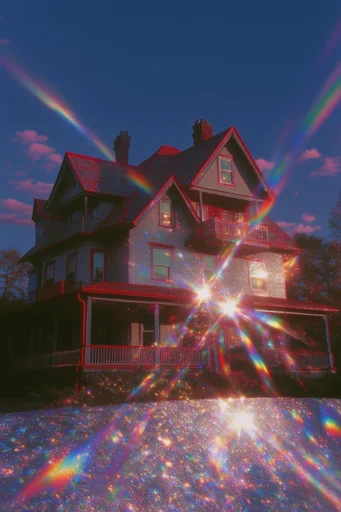 Prismatic Twilight Dreamscape style reference image — surreal atmosphere