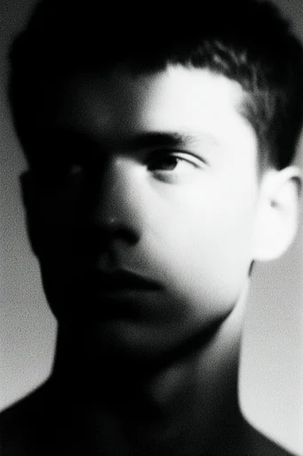 Gritty Monochromatic Noir style reference image — halftone dither