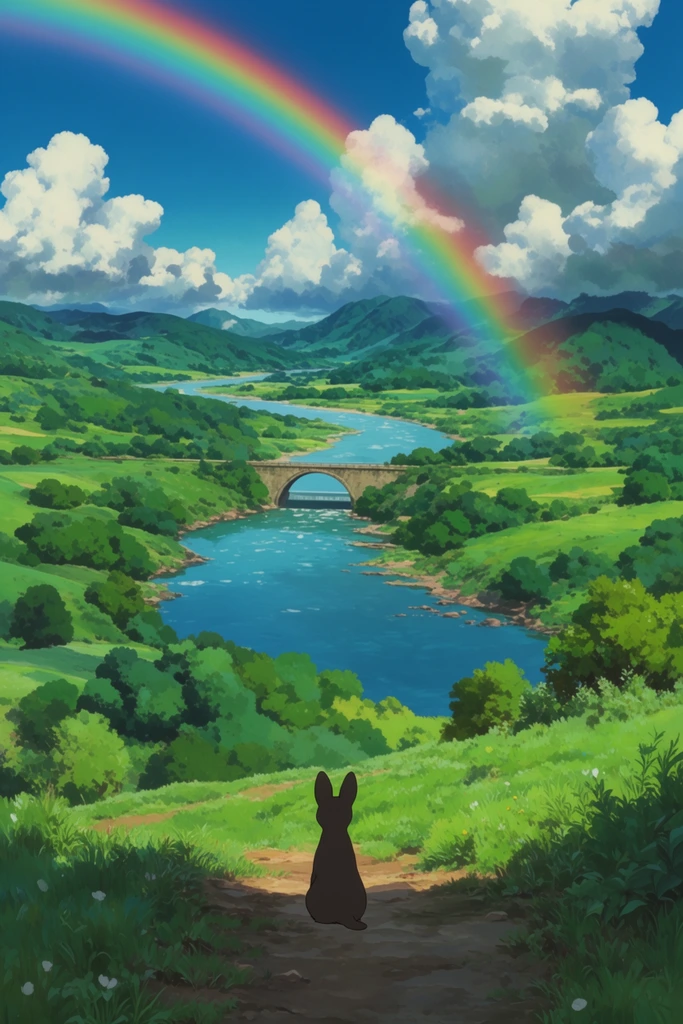 Luminous Pastoral Fantasy style AI image example 3