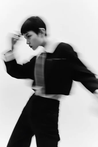 Kinetic Monochrome Avant-Garde moodboard — generate AI images in this style