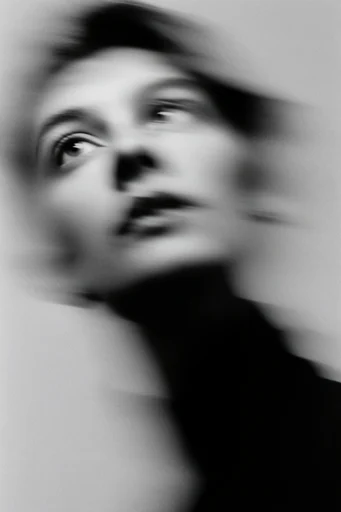 Spectral Kinetic Monochrome moodboard — generate AI images in this style