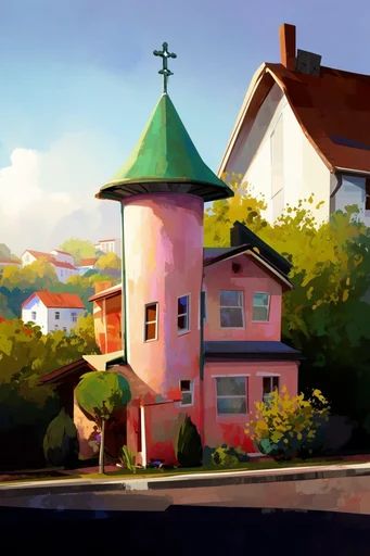 Vibrant Impressionist Storytelling style reference image — vibrant saturated palette