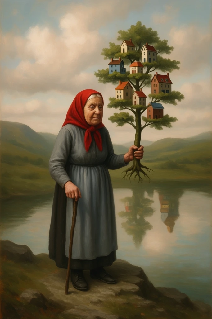 Ethereal Surrealist Romanticism style AI image example 2