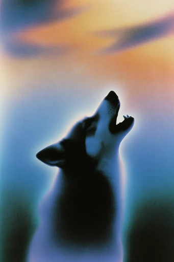 Spectral Analog Noir style reference image — dreamy airbrushed texture