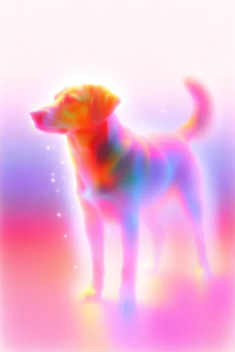 Ethereal Thermal Aura style reference image — silhouette halo