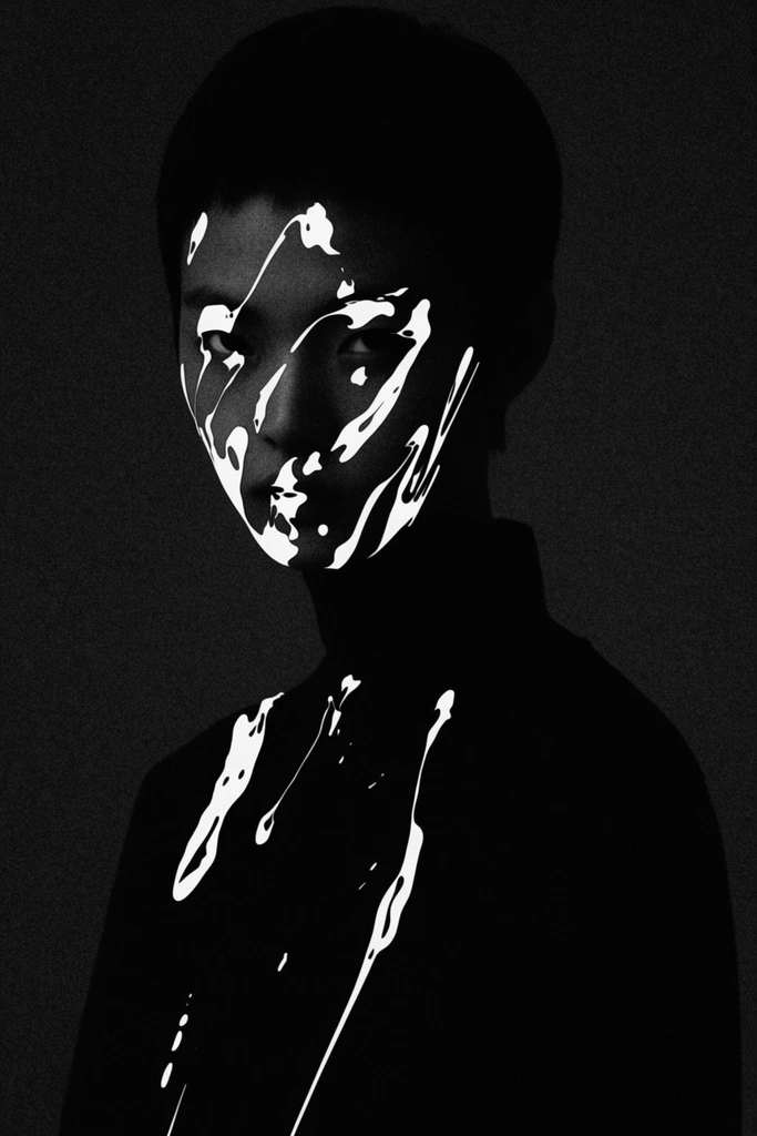Luminous Noir Minimalism style AI image example 1