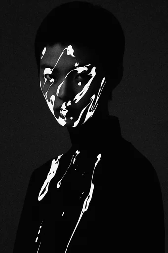 Luminous Noir Minimalism moodboard — generate AI images in this style