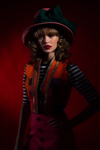 Theatrical Avant-Garde Noir style reference image — sculptural silhouettes