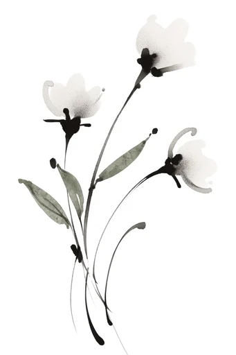 Minimalist Sumi-e Essence style reference image — textured rice paper