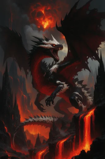 Apocalyptic Gothic Sublime style reference image — sublime dramatic scale
