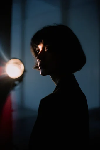 Cinematic Nocturnal Blur style reference image — cool color grading