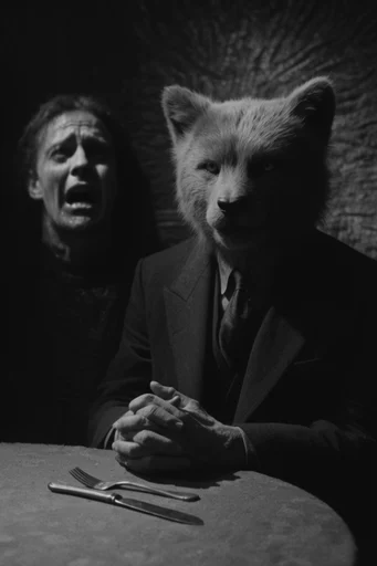 Cinematic Chiaroscuro Noir style reference image — gritty cinematic realism