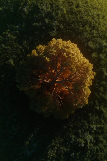 Luminous Botanical Surrealism style AI image example 2