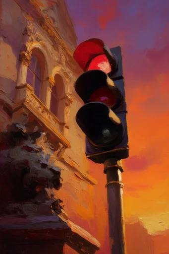 Luminous Impasto Mythos style reference image — chiaroscuro lighting