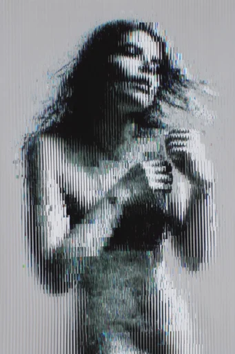 Synthetic Glitch Core moodboard — generate AI images in this style