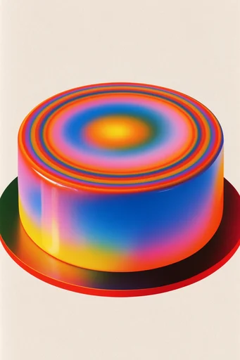 Luminous Chromatic Minimalism style reference image — meditative geometry