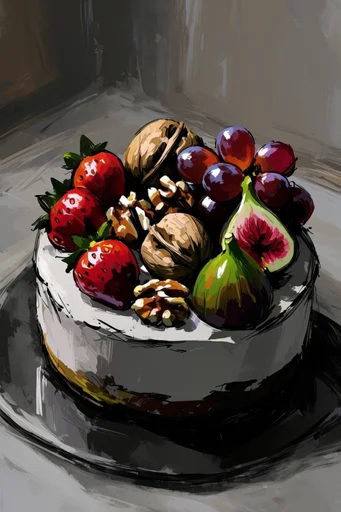 Textured Dramatic Realism style reference image — earthy muted palette