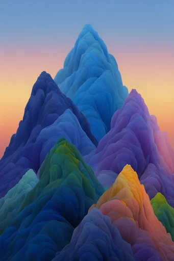 Vibrant Chromatic Botanical Surrealism style reference image — minimalist botanical photography
