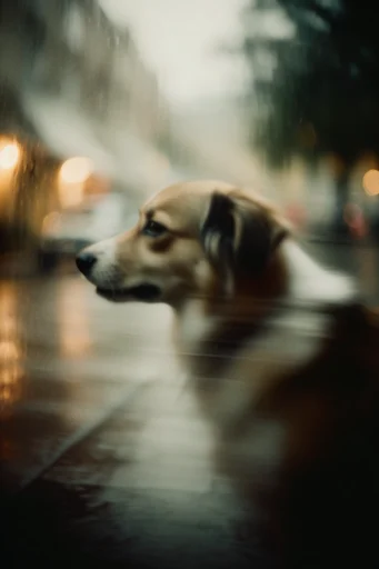 Dreamlike Analog Nostalgia style reference image — atmospheric motion blur