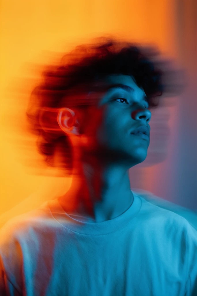 Chromatic Kinetic Surrealism style AI image example 1