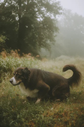 Cinematic Earthy Nostalgia style reference image — overgrown wilderness