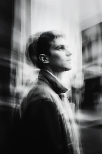 Spectral Motion Noir style reference image — intentional camera movement