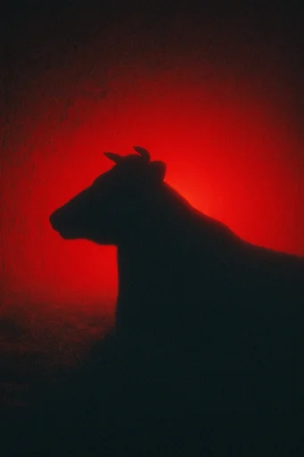 Cinematic Crimson Noir style reference image — chiaroscuro lighting