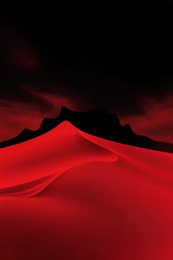 Crimson Noir Minimalism style AI image example 2