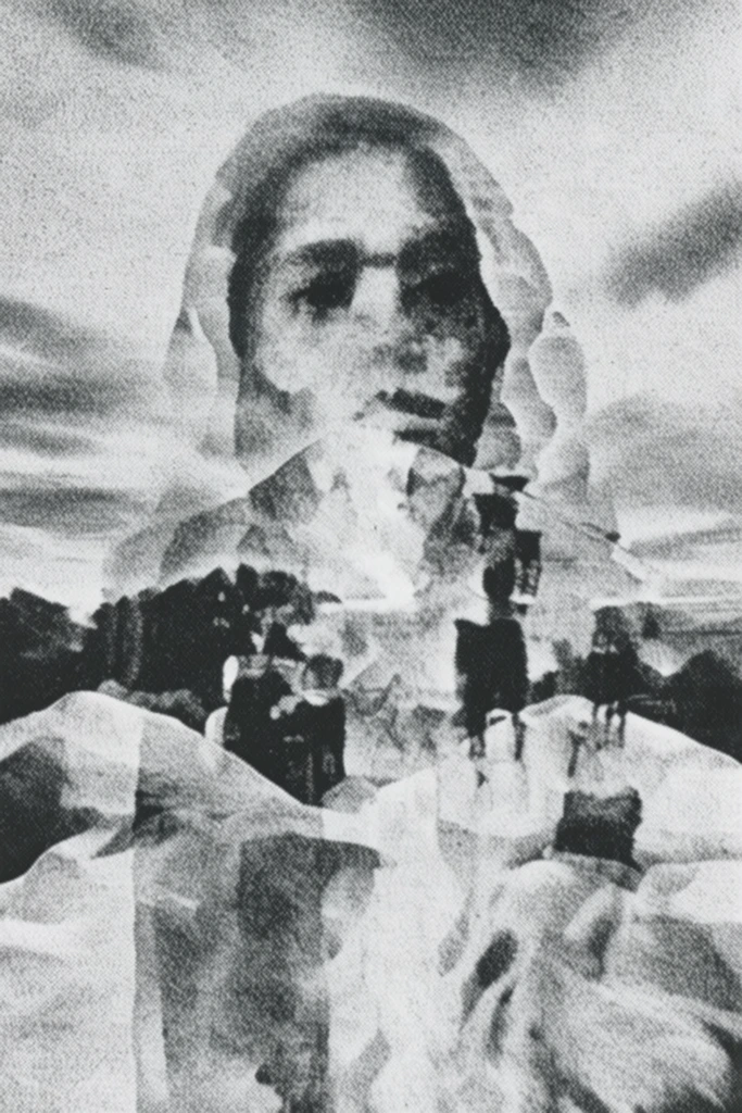 Gritty Analog Noir style AI image example 2