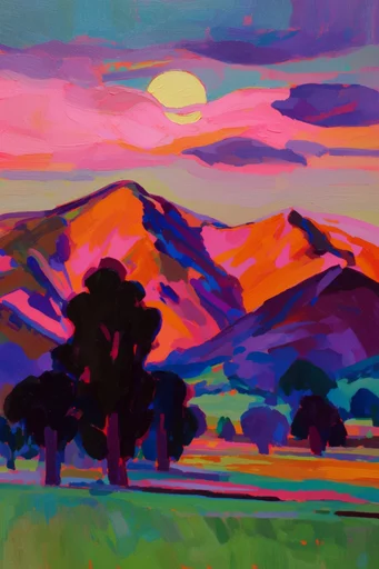 Vivid Impasto Expressionism style reference image — vivid impasto brushstrokes