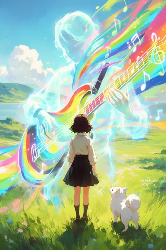 Luminous Anime Fantasy style reference image — vibrant anime style