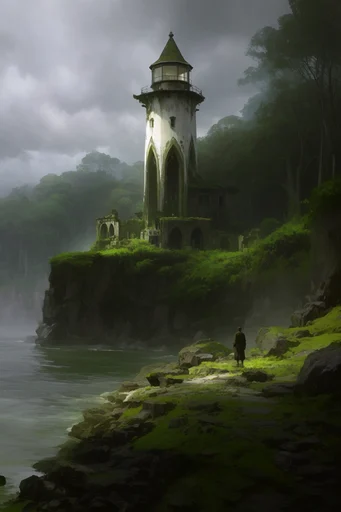 Mythic Overgrown Romanticism style reference image — lush mossy textures