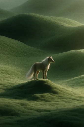 Minimalist Verdant Surrealism style AI image example 3