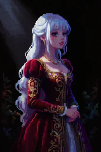 Digital Baroque Tapestry style reference image — rich jewel tones