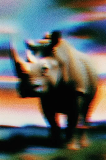 Corrupted Neon Dreamcore style AI image example 3