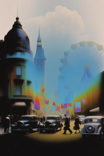 Thermal Grain Surrealism style reference image — minimalist composition