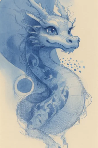 Expressive Hand-Drawn Sketchbook style reference image — mixed media aesthetic