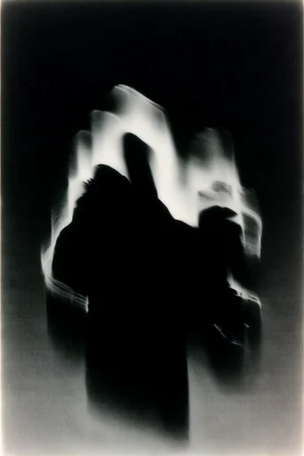 Spectral Monochrome Noir style AI image example 2