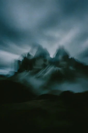 Kinetic Liminal Ghost style reference image — intentional camera movement