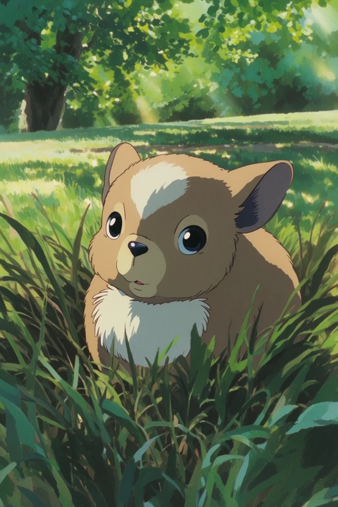 Nostalgic Ghibli Summer style AI image example 3