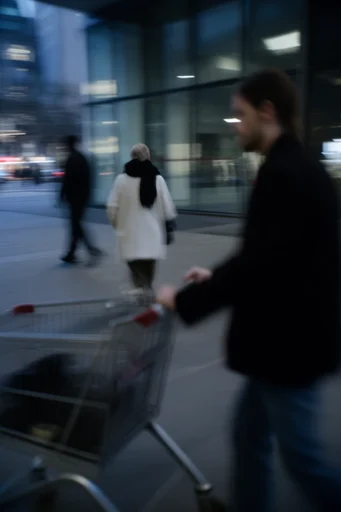 Cinematic Urban Kineticism style reference image — cinematic motion blur