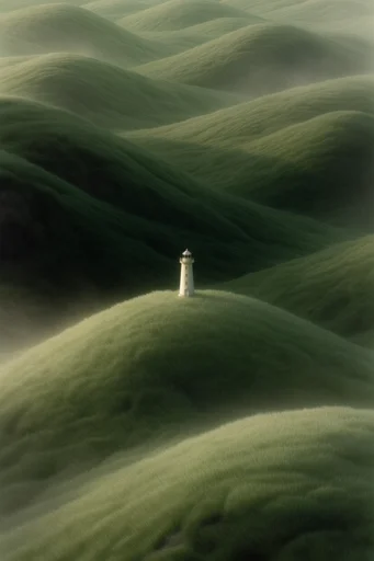 Ethereal Verdant Landscapes style reference image — soft-focus impressionism