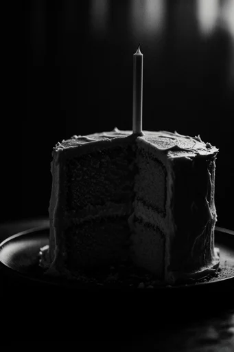 Monochrome Gothic Chiaroscuro style reference image — tactile textures