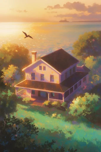 Luminous Twilight Nostalgia style reference image — soft dreamlike atmosphere