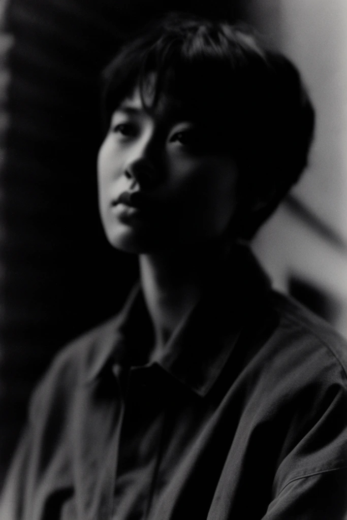 Ghostly Chiaroscuro Noir style AI image example 1