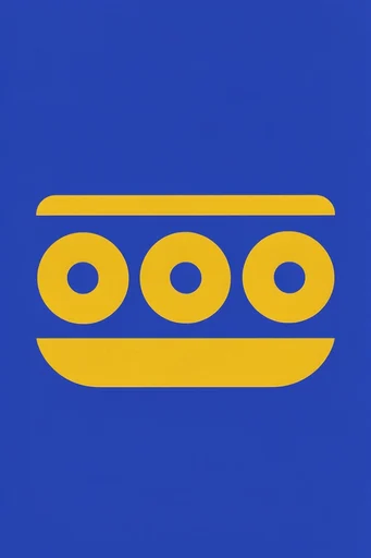 Tactile Cobalt Minimalism style reference image — cobalt blue and yellow duotone