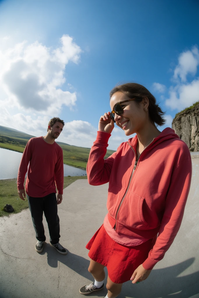 Dynamic Fisheye Action style AI image example 2