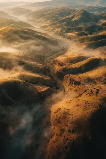 Ethereal Solarpunk Dreamscapes style reference image — aerial landscape