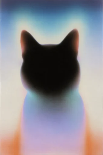 Spectral Thermal Aura style reference image — surreal spectral portrait